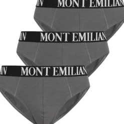 Hombre MONT EMILIAN Multipacks|Ropa Interior^"Avignon" Hombre Calzoncillos slip Pack de 3 gris