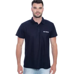 Hombre MONT EMILIAN Camisas Y Polos^"Caen" Hombre Polo básico azul marino