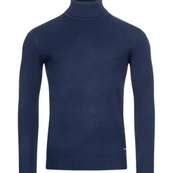 Hombre MONT EMILIAN Sudaderas Y Jerséis^"Le Mans" Hombre Jersey de cuello vuelto azul marino