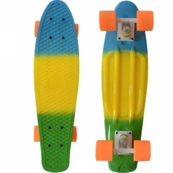MUWO Skateboarding^"Cruiser" Penny Board Mini Skateboard amarillo