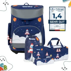 MUWO Héroes De La Infancia|Bolsos^"Lil Elon" Niño Mochila Conjunto 5 uds.