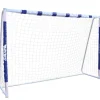 MUWO Balcón & Jardín|Gol De Fútbol^Portería de fútbol grande de acero 3 x 2 m azul/blanco