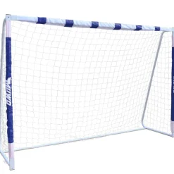 MUWO Balcón & Jardín|Gol De Fútbol^Portería de fútbol grande de acero 3 x 2 m azul/blanco