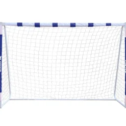 MUWO Balcón & Jardín|Gol De Fútbol^Portería de fútbol grande de acero 3 x 2 m azul/blanco