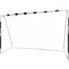 MUWO Game & Fun|Balcón & Jardín^Portería de fútbol grande de acero 3 x 2 m negro/blanco