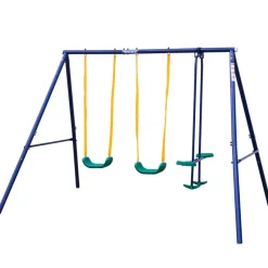 MUWO Balcón & Jardín|Columpios^"Tabalú" Estructura con 2 columpios y balancín