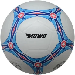 MUWO Balones De Fútbol^"Topscorer" goma Balón de fútbol blanco azul