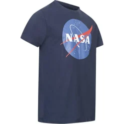 Hombre NASA Camisetas^Circle Logo Hombre Camiseta TMMTS007NVY