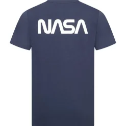Hombre NASA Camisetas^Circle Logo Hombre Camiseta TMMTS007NVY