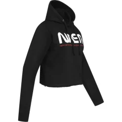 Mujer NASA Sudadera^Insignia Hoodie Mujer Sudadera con capucha TMLHC033BLK