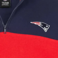 Fanatics Fútbol Americano^New England Patriots NFL 1/4-Zip Hombre Sudadera 261974
