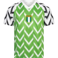 JELEX Equipaciones|Tienda Para Aficionados^Nigeria "Retro History" Hombre Camiseta