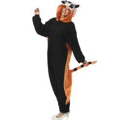 MIESEPETER Disfraces^Panda Rojo Mono Unisex Disfraz ®