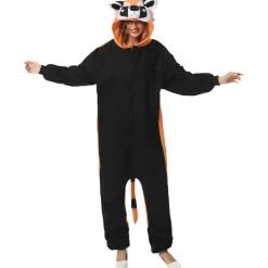 MIESEPETER Disfraces^Panda Rojo Mono Unisex Disfraz ®