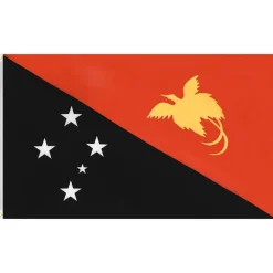 MUWO Tienda Para Aficionados^Papúa Nueva Guinea "Nations Together" Bandera 90x150cm