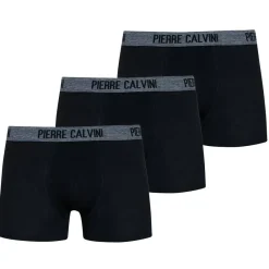 Hombre PIERRE CALVINI Multipacks|Ropa Interior^Hipster Hombre Calzoncillos bóxer Pack de 3 Negro 6130-B-4