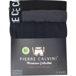 Hombre PIERRE CALVINI Multipacks|Ropa Interior^Hipster Hombre Calzoncillos bóxer Pack de 3 Oscuro 6130-3-DA