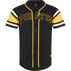 Fanatics Béisbol^Piratas de Pittsburgh MLB Hombre Pelota de béisbol Camiseta 2081MBLKFHEPPI