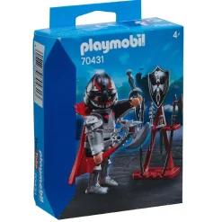PLAYMOBIL Game & Fun^® Hacha de caballero con soporte para armas 70431