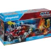 PLAYMOBIL Game & Fun^® Servicio de bomberos con coche de bomberos 70864
