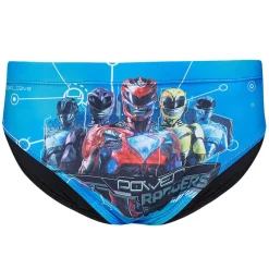 Sun City Natación|Héroes De La Infancia^Power Rangers Niño Bañador slip QE1798-negro