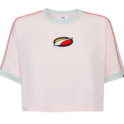 Mujer PUMA Colabos|Camisetas^x RANDOMEVENT Cropped Mujer Camiseta 598074-73