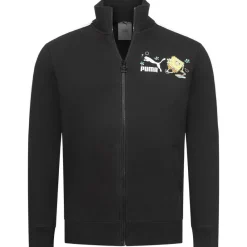 Hombre PUMA Colabos|Chaquetas^x SPONGEBOB T7 Track Hombre Chaqueta 538961-01