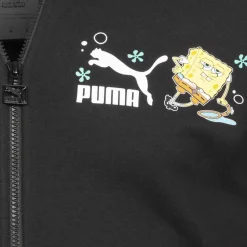 Hombre PUMA Colabos|Chaquetas^x SPONGEBOB T7 Track Hombre Chaqueta 538961-01
