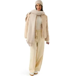 Mujer Reebok Chaquetas^2 in 1 Puffer reversible Mujer Chaquetón RBO21100-Avena