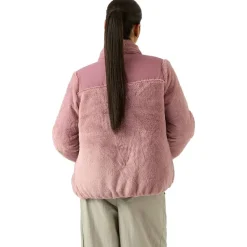 Mujer Reebok Chaquetas^2 in 1 Puffer reversible Mujer Chaquetón RBO21100-Rosa polvoriento