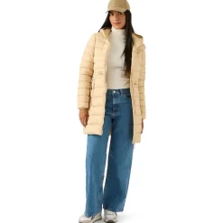 Mujer Reebok Chaquetas^Long Glacier Shield Mujer Abrigo de invierno RBO20820-Avena