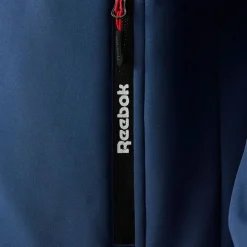 Hombre Reebok Outdoor|Chaquetas^Mixed Hybrid Hombre Chaqueta de trekking RBO15620-Batik-Azul