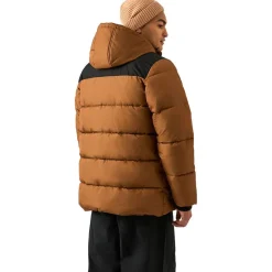 Hombre Reebok Chaquetas^Parka Puffer Hombre Chaquetón RBO14970-Madera