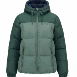 Mujer Reebok Chaquetas^Puffer Mujer Reversible Chaquetón RBO21030-Verde cazador