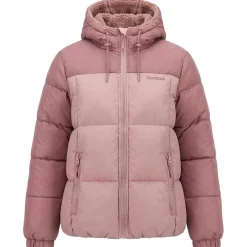 Mujer Reebok Chaquetas^Puffer Mujer Reversible Chaquetón RBO21030-Rosa polvoriento
