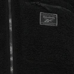 Hombre Reebok Chaquetas^Sherpa Jacket Hombre Chaqueta de forro polar RBO15220-Negro