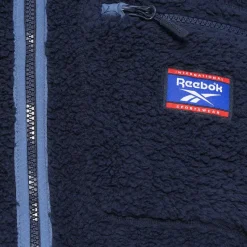 Hombre Reebok Chaquetas^Sherpa Jacket Hombre Chaqueta de forro polar RBO15220-Vector-Marino