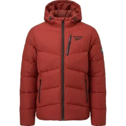 Hombre Reebok Chaquetas^Stretch Puffer Hombre Chaquetón RBO15670-Óxido