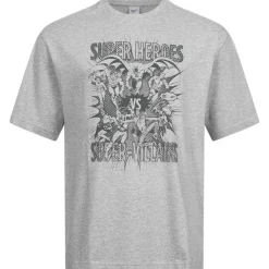Hombre Reebok Héroes De La Infancia|Colabos^x DC COMICS Super Heroes vs Super-Villains Hombre Camiseta IB5815