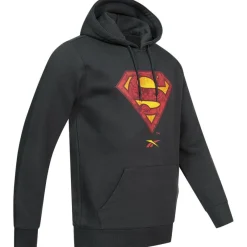 Hombre Reebok Héroes De La Infancia|Colabos^x RBK DC COMICS SUPERMAN Hoodie Hombre Sudadera con capucha IB5818