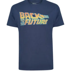 Hombre Lizenz Camisetas^Regreso al futuro Logo Hombre Camiseta GBMTS380NVY