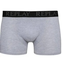 Hombre REPLAY Multipacks|Ropa Interior^Boxer Style Cuff Logo Hombre Calzoncillos bóxer Pack de 2 I101143-N088