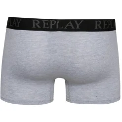 Hombre REPLAY Multipacks|Ropa Interior^Boxer Style Cuff Logo Hombre Calzoncillos bóxer Pack de 2 I101143-N088
