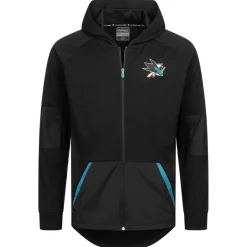 Fanatics Hockey Sobre Hielo^San Jose Sharks NHL Hombre Sudadera con cremallera MUAG01222GE8KJ