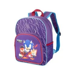 Lizenz Héroes De La Infancia|Bolsos^Sonic the Hedgehog Niño De vuelta a la escuela Conjunto 3 piezas. Mochila, Bolso, carpeta 1244561
