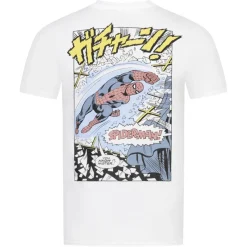 Lizenz Héroes De La Infancia^SPIDERMAN Marvel Window Hombre Camiseta POMTS477WHT