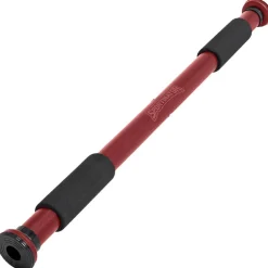 SPORTINATOR Deportes De Fuerza|Accesorios De Fitness^Barra de dominadas para marco de puerta 60 - 102 cm rojo vino