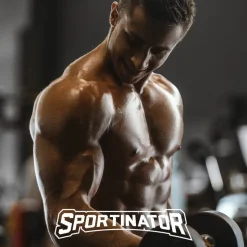 SPORTINATOR Deportes De Fuerza|Home Gym^Barra de dominadas para marco de puerta 60 - 102 cm verde