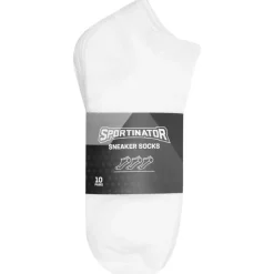 Mujer SPORTINATOR Ropa De Fitness|Multipacks^Calcetines cortos 10 pares blanco