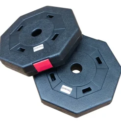 SPORTINATOR Deportes De Fuerza|Accesorios De Fitness^Discos de parachoques de 4 kg Discos de pesas para fitness Set de 2